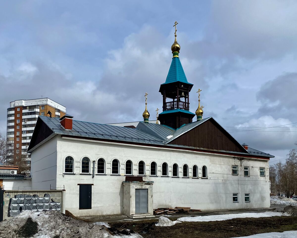 Новосибирск. Церковь Всех Святых. фасады, Вид с запада