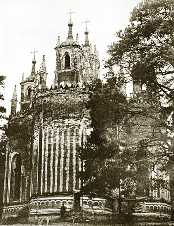 Посадниково. Церковь Николая Чудотворца. архивная фотография, Фото 1910-х гг.