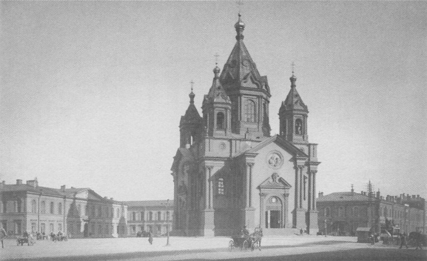 Благовещения Пресвятой Богородицы при Лейб-гвардии Конном полку, Адмиралтейский район (Санкт-Петербург, г. Санкт-Петербург). архивная фотография, Фото Н. Г. Матвеева, 1900-е гг.