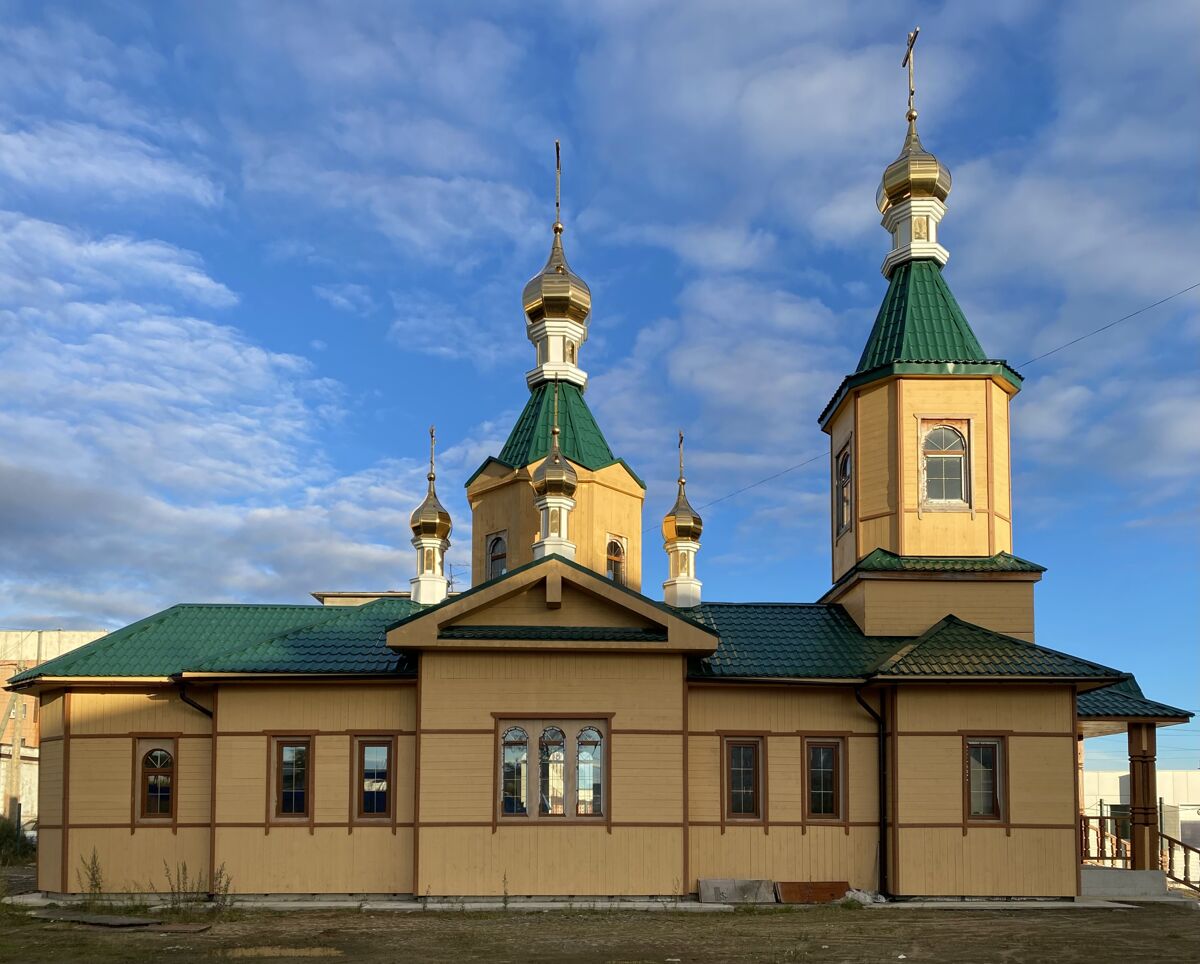 Церковь Сергия Радонежского, Магадан (Магадан, город, Магаданская область). фасады, Вид с северо-востока