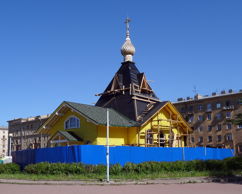 Церковь Преображения Господня за Невской заставой, Невский район (Санкт-Петербург, г. Санкт-Петербург). фасады