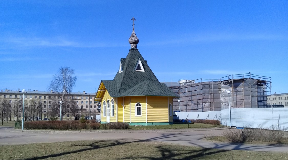 Невский район. Церковь Спаса Преображения за Невской заставой. фасады