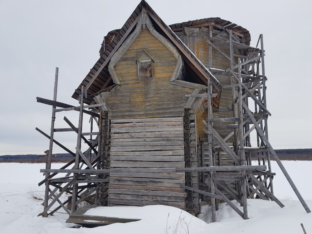 Сояла. Церковь Покрова Пресвятой Богородицы. фасады