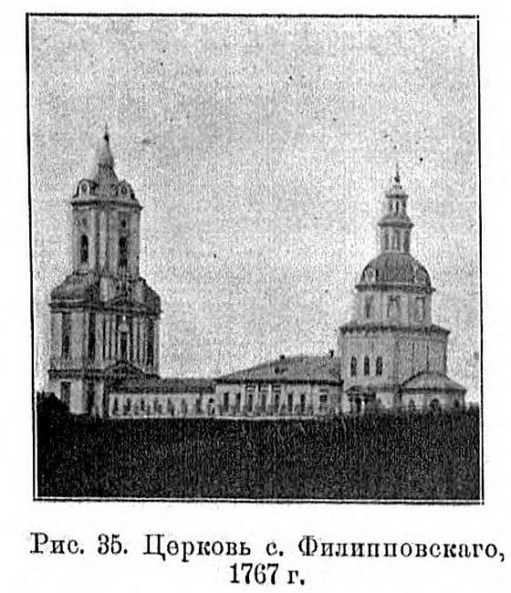 Церковь Троицы Живоначальной, Филиппово (Кирово-Чепецкий район, Кировская область). архивная фотография, 