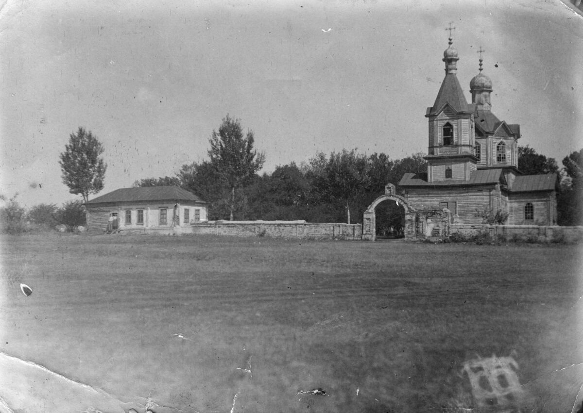 Церковь Казанской иконы Божией Матери (старая), Макарье (Новоусманский район, Воронежская область). архивная фотография, Фото 1930-х гг. Сайт ВКонтакте