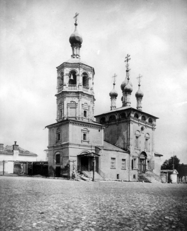 Хамовники. Церковь Похвалы Божией Матери в Башмакове. архивная фотография, Найденов Н. А. Москва. Соборы, монастыри и церкви. Ч. II: Белый город. М., 1882, N 24