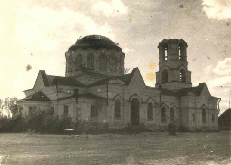 Церковь Василия Великого, Большая Рудка (Шарангский район, Нижегородская область). архивная фотография, Церковь Василия Великого, архивное фото.