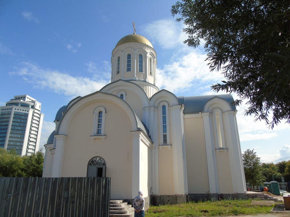 Церковь Сергия Радонежского, Южное Тушино (Северо-Западный административный округ (СЗАО), г. Москва). фасады
