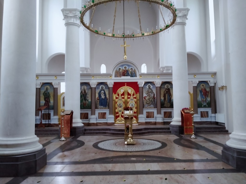 Церковь Сергия Радонежского, Южное Тушино (Северо-Западный административный округ (СЗАО), г. Москва). интерьер и убранство, общий вид интерьера