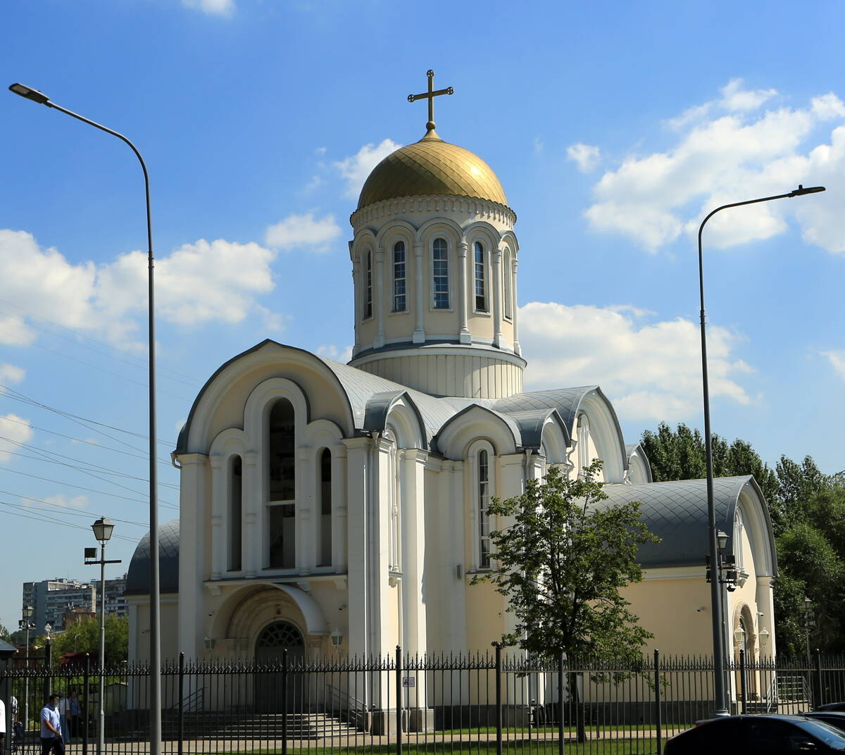 Церковь Сергия Радонежского, Южное Тушино (Северо-Западный административный округ (СЗАО), г. Москва). фасады