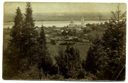 Церковь Троицы Живоначальной, Почтовая фотооткрытка 1900-х годов<br>, Успенское (Подчуширнское-Троицкое, Пречистое-Успенское), Слободской район, Кировская область