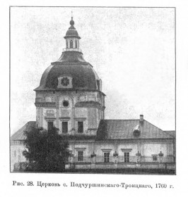 Успенское (Подчуширнское-Троицкое, Пречистое-Успенское). Церковь Троицы Живоначальной