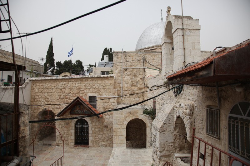 Иерусалим - Старый город. Монастырь Архангелов. фасады