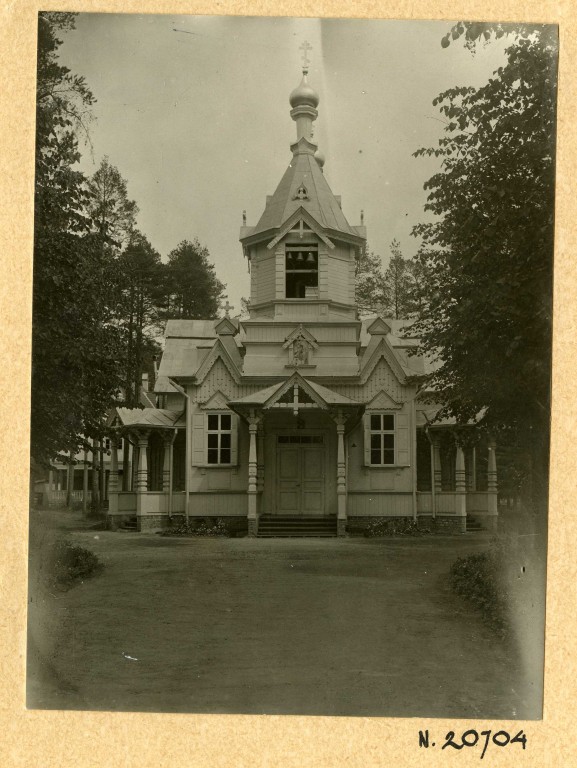 Церковь Казанской иконы Божией Матери, Юрмала (Юрмала, город, Латвия). архивная фотография, Западный фасад храма.  Источник : архив Инспекции по охране памятников культуры