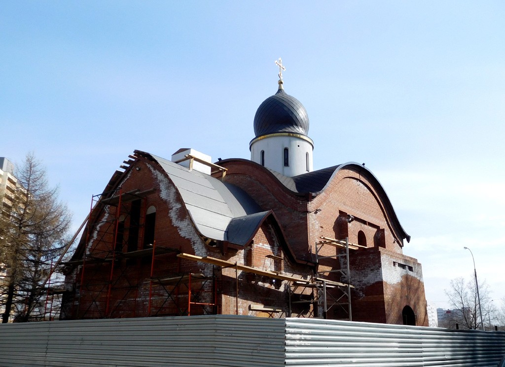 Тольятти. Церковь Георгия Победоносца (новая). документальные фотографии
