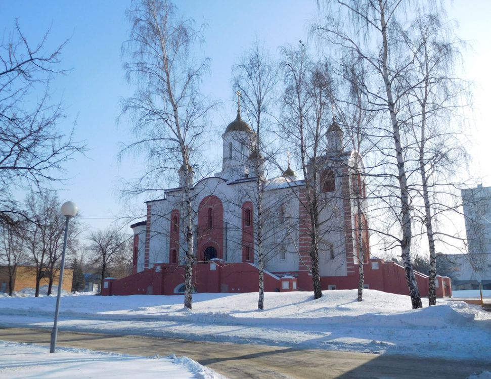 Церковь Пантелеимона Целителя при Городской клинической больнице №5, Тольятти (Тольятти, город, Самарская область). общий вид в ландшафте