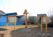 Церковь Воскресения Христова в Липове, Памятный крест<br>, Обухово, Пижанский район, Кировская область