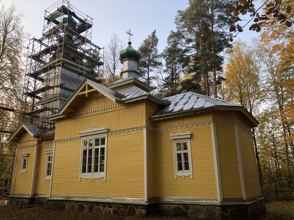 Церковь Николая Чудотворца, Гегабраста (Gegabrasta) (Паневежский уезд, Литва). фасады, Гегабраста. Церковь во имя свят. Николая Чудотворца.