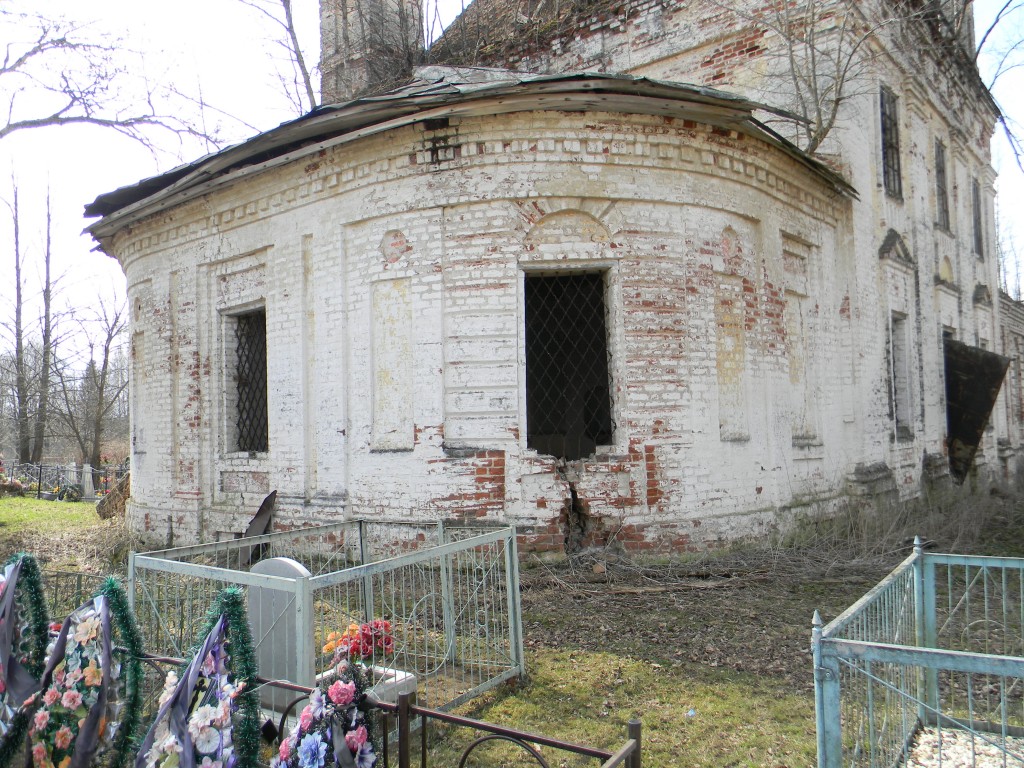 Погорелово. Церковь Покрова Пресвятой Богородицы. фасады