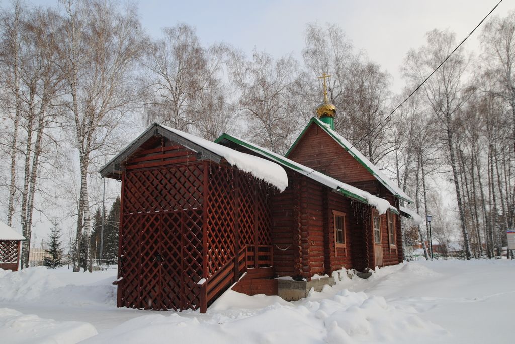 Церковь Смоленской иконы Божией Матери, Раздольное (Новосибирский район, Новосибирская область). фасады, Вид с запада
