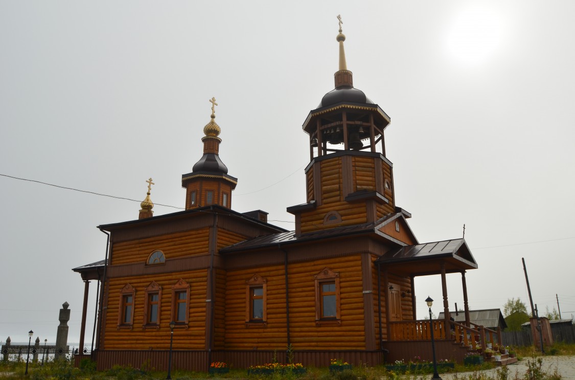 Жиганск. Церковь Николая Чудотворца. фасады, Вид с северо-запада