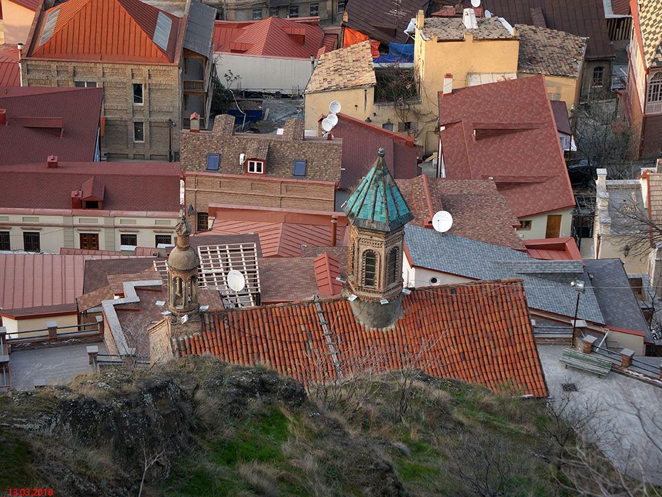 Тбилиси. Церковь Георгия Победоносца (Карапи). фасады