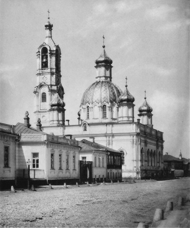 Церковь Никиты мученика в Старых Толмачах, Замоскворечье (Центральный административный округ (ЦАО), г. Москва). архивная фотография, Найденов Н. А. Москва. Соборы, монастыри и церкви. Ч. III, Отд. 2: Замоскворецкая часть Земляного города. М., 1883          источник  http://russiahistory.ru/     