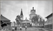 Церковь Благовещения Пресвятой Богородицы, 1910—1917,(Вид на Благовещенскую церковь с улицы III Интернационала (Успенская улица) Направление съемки:север с сайта https://pastvu.com/p/229452<br>, Вязьма, Вяземский район, Смоленская область