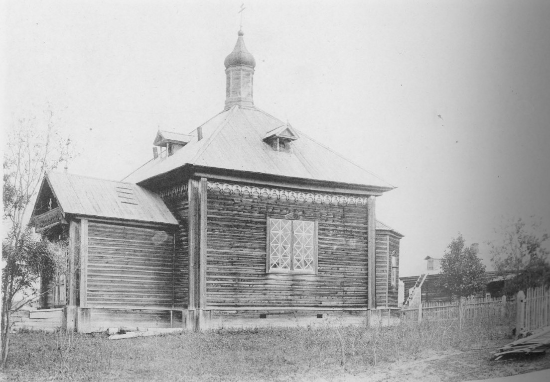 Неизвестная часовня, Воскресеновка (Тымовский городской округ, Сахалинская область). архивная фотография, Часовня в селе Воскресеновка