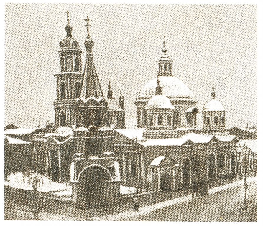 Церковь Василия Великого на Тверской-Ямской, Тверской (Центральный административный округ (ЦАО), г. Москва). архивная фотография, Фото из книги П. Паламарчук 
