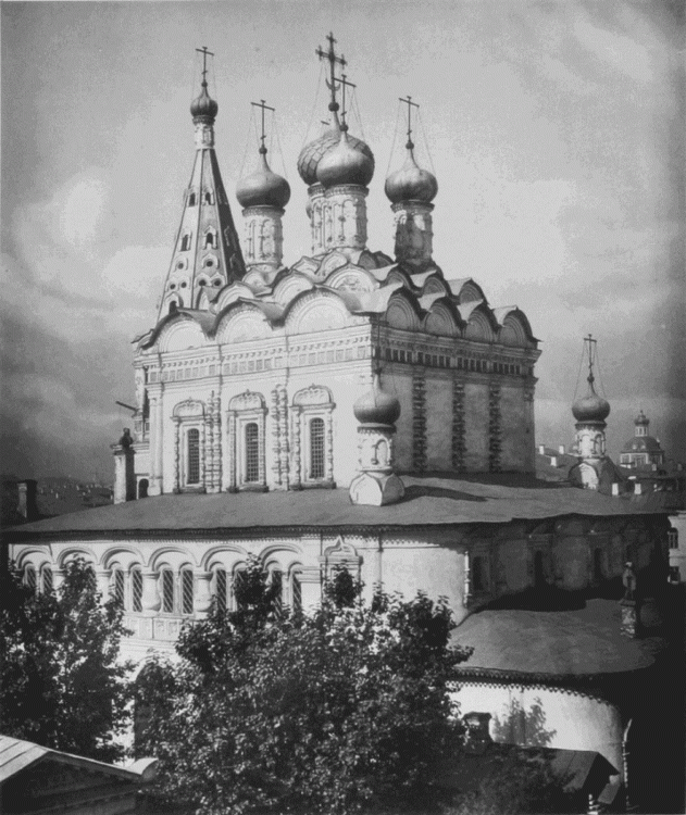 Церковь Николая Чудотворца в Столпах, Басманный (Центральный административный округ (ЦАО), г. Москва). архивная фотография,  Найденов Н. А. Москва. Соборы, монастыри и церкви. Ч. II: Белый город. М., 1882, N 45 