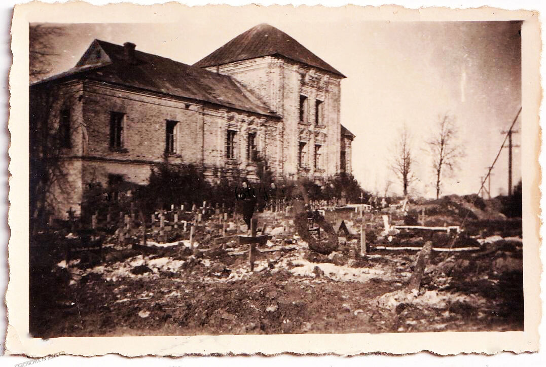 Церковь Рождества Христова (Дворцовая), Вязьма (Вяземский район, Смоленская область). архивная фотография, Фото 1942 г. с аукциона e-bay.de