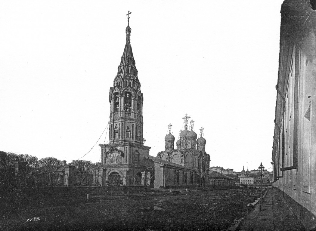 Церковь Космы и Дамиана Ассийских в Нижних Садовниках, Замоскворечье (Центральный административный округ (ЦАО), г. Москва). архивная фотография, 1883 год. Автор:И.Ф. Барщевский. с сайта https://pastvu.com/p/466697