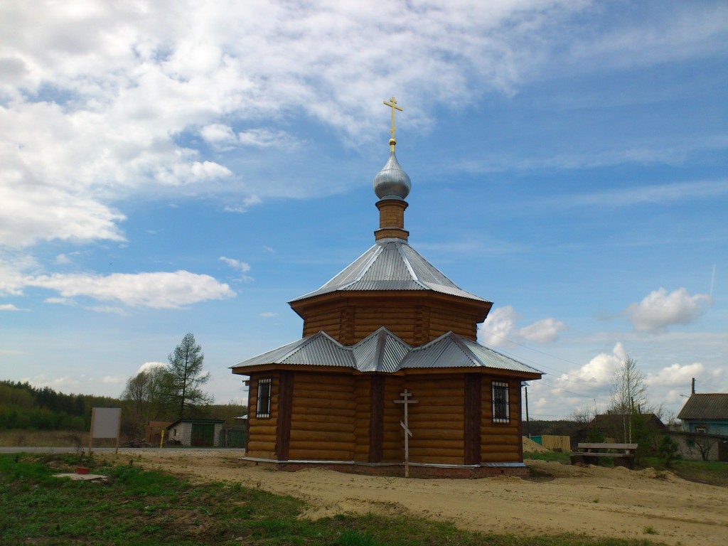 Церковь Николая Чудотворца (Сергия Радонежского), Соболево (Муромский район и г. Муром, Владимирская область). общий вид в ландшафте, Соболево. Храм-Часовня Николая Чудотворца (Сергия Радонежского).