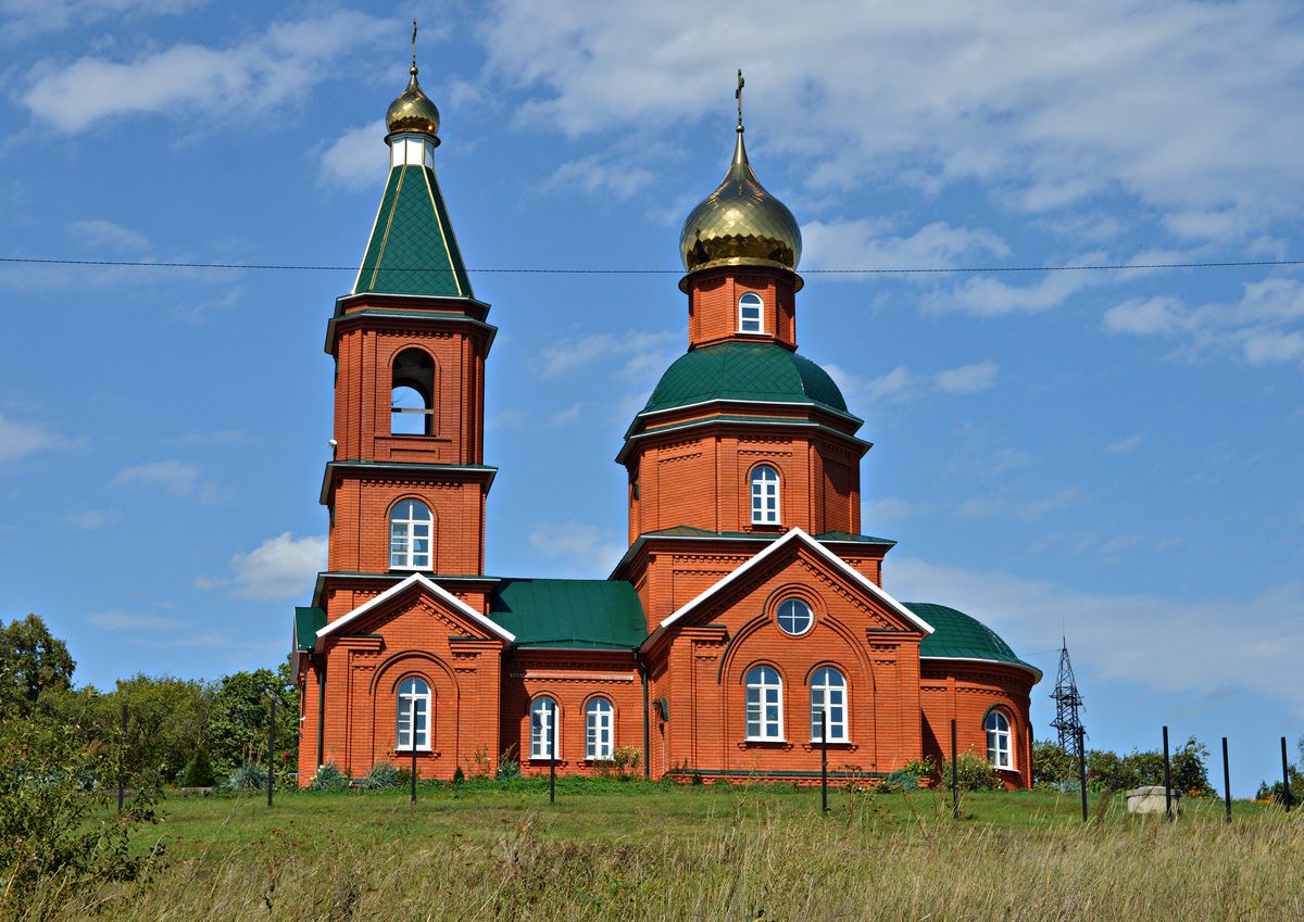 Церковь Троицы Живоначальной, Староникольское (Хохольский район, Воронежская область). фасады