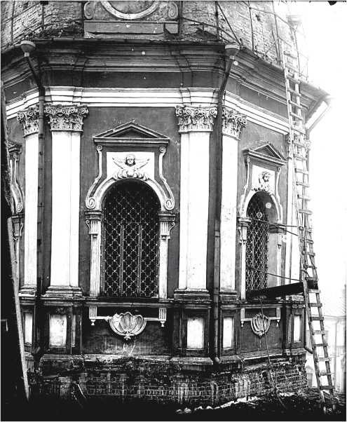 Церковь Бориса и Глеба у Арбатских ворот, Арбат (Центральный административный округ (ЦАО), г. Москва). архивная фотография, Фото с сайта http://bookz.ru/authors/mihail-vostri6ev/moskva-p_333/page-6-moskva-p_333.html