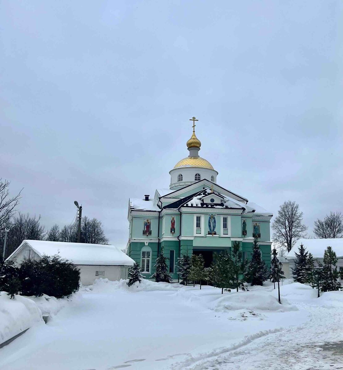 Оранки. Церковь Нектария Печерского. фасады