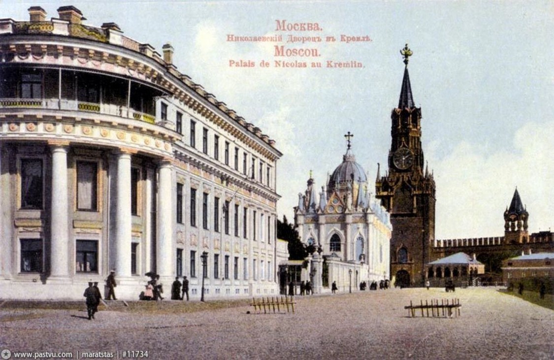 Кремль. Домовая церковь Петра и Павла в Малом Николаевском дворце, Тверской (Центральный административный округ (ЦАО), г. Москва). архивная фотография, 1902-1915 год  с сайта http://www.retromap.ru/forum/viewtopic.php?t=1272