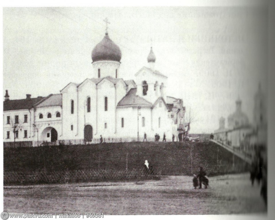 Церковь Николая Чудотворца на Варгунихиной горе, Арбат (Центральный административный округ (ЦАО), г. Москва). архивная фотография, 1916 год.  Направление съемки:восток с сайта https://pastvu.com/p/69381 