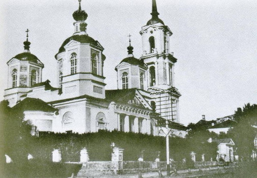 Церковь Владимирской иконы Божией Матери, Тверь (Тверь, город, Тверская область). архивная фотография, Фото 1900—1917 года источник  http://hram-tver.ru/tver/vladimirtv.html/index.html