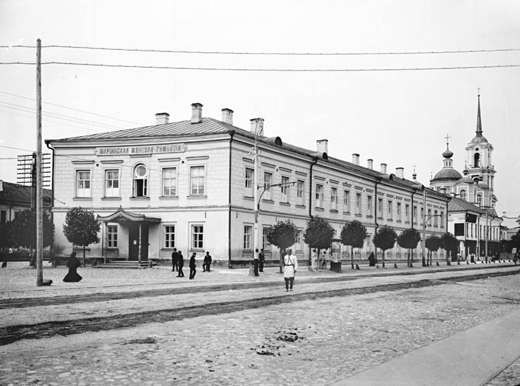 Церковь Владимирской иконы Божией Матери, Тверь (Тверь, город, Тверская область). архивная фотография, 1903 год.Автор:М.Дмитриев. с сайта https://pastvu.com/p/223109