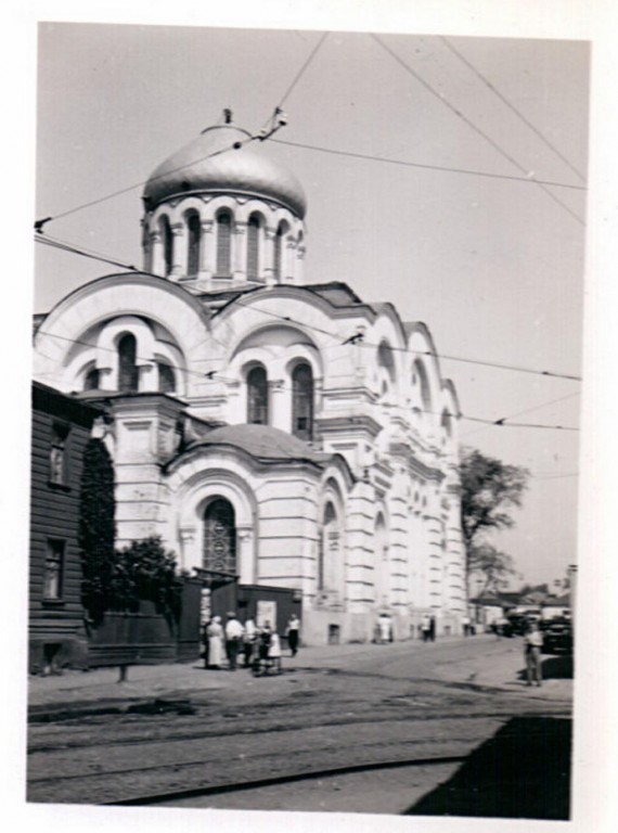 Дорогомилово. Церковь Богоявления Господня, что в Дорогомилово. архивная фотография, Лето 1938 года.