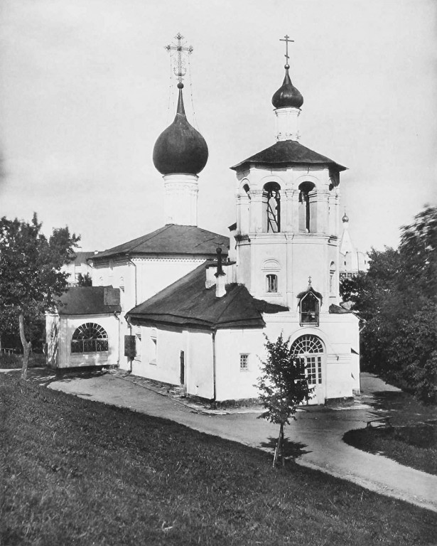 Кремль. Церковь Константина и Елены в Тайницком саду, Тверской (Центральный административный округ (ЦАО), г. Москва). архивная фотография, Найденов Н. А. Москва. Соборы, монастыри и церкви. Ч. I: Кремль и Китай-город. М., 1883, N 11 (фото 1883 года)