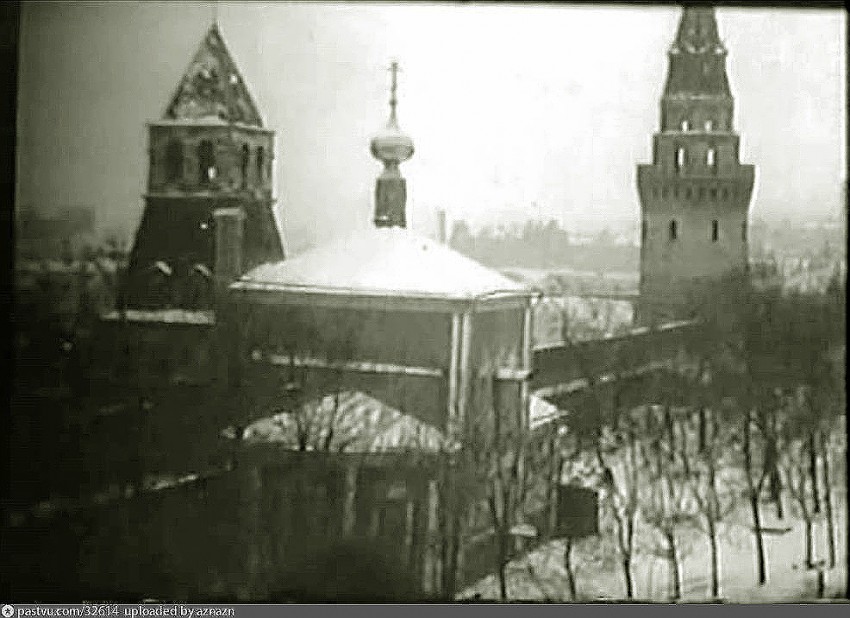 Кремль. Церковь Благовещения Пресвятой Богородицы на Житном дворе, Тверской (Центральный административный округ (ЦАО), г. Москва). архивная фотография, Фото с сайта https://pastvu.com