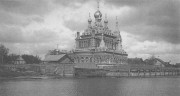 Церковь иконы Божией Матери "Всех скорбящих Радость" в Стеклянном городке (старая), Вид с Невы. Фото Н. Г. Матвеева, 1900-е гг.<br>, Санкт-Петербург, Санкт-Петербург, г. Санкт-Петербург