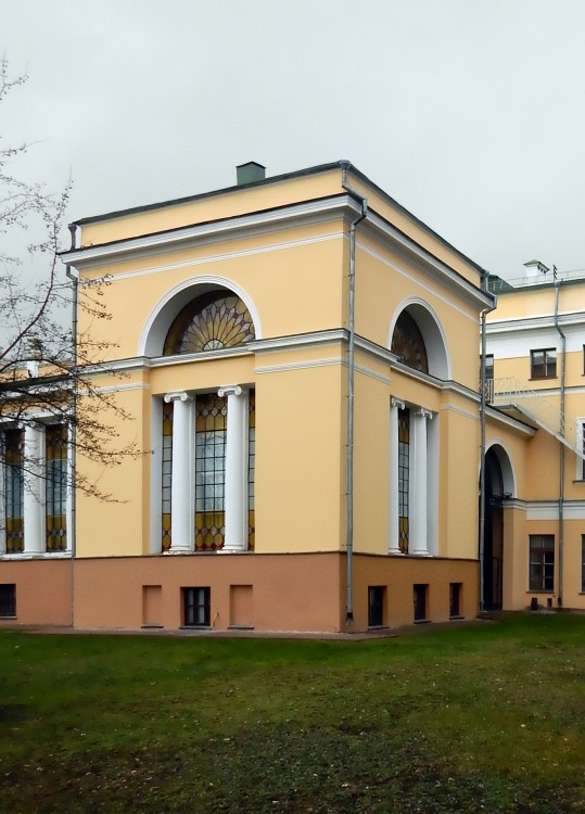 Домовая церковь Иоанна Богослова и Елисаветы при дворце Румянцевых-Паскевичей, Гомель (Гомель, город, Беларусь, Гомельская область). фасады
