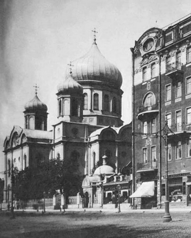 Собор Введения во Храм Пресвятой Богородицы при лейб-гвардии Семёновском полку, Адмиралтейский район (Санкт-Петербург, г. Санкт-Петербург). архивная фотография, Фото 1900-х гг.