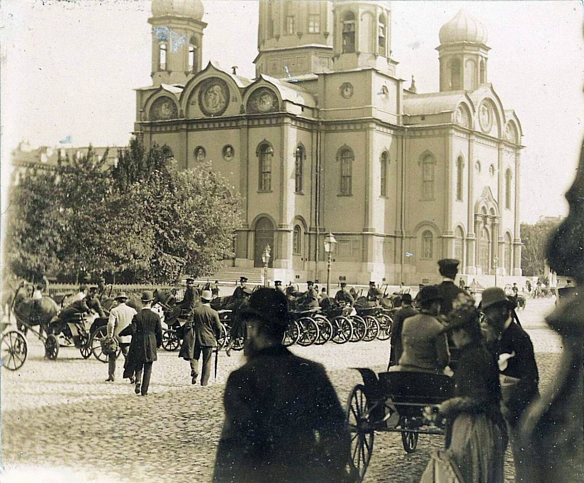 Частная коллекция. Фото 1900-х годов, архивная фотография. Собор Введения во Храм Пресвятой Богородицы при лейб-гвардии Семёновском полку, Адмиралтейский район (Санкт-Петербург, г. Санкт-Петербург)