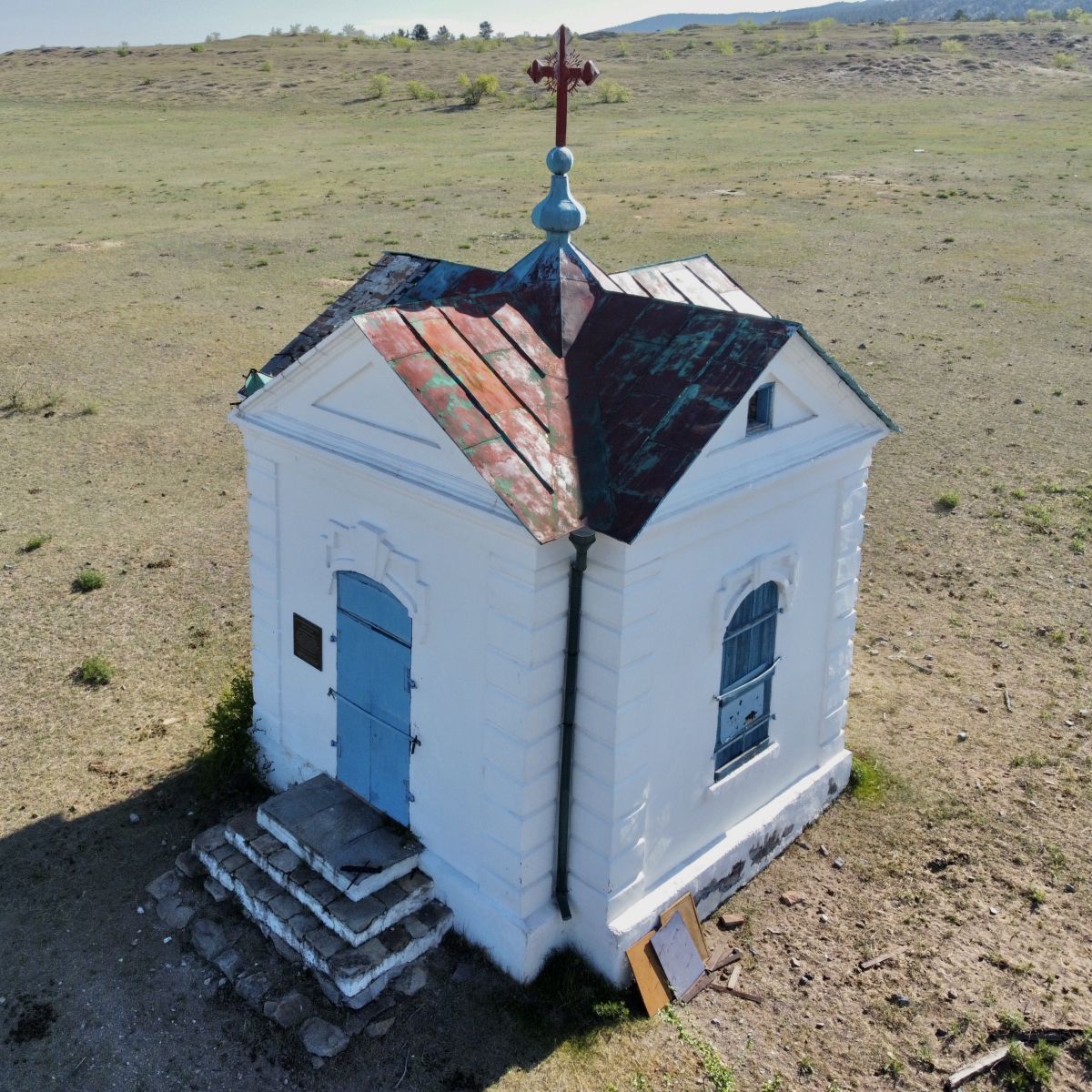 Часовня Воздвижения Креста Господня, Староселенгинск (Селенгинский район, Республика Бурятия). фасады, Вид с ЮЗ
