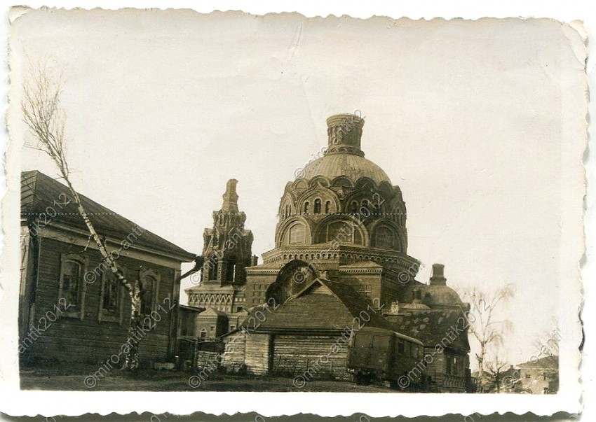 Церковь Космы и Дамиана, Сычёвка (Сычёвский район, Смоленская область). архивная фотография, Фото 1942 г. с аукциона e-bay.de